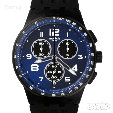НОВ Swatch Nitespeed SUSB402 - Пълен комплект