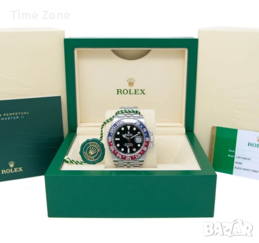 Rolex GMT-Master II 40mm 'Pepsi' Steel Ceramic Jubilee Automatic Различни Варианти, снимка 2 - Мъжки - 54072876