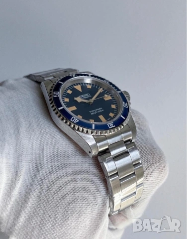 Seiko Submariner Mod Automatic NH35 (Tudor Snowflake 94110 Homage), снимка 4 - Мъжки - 54665881