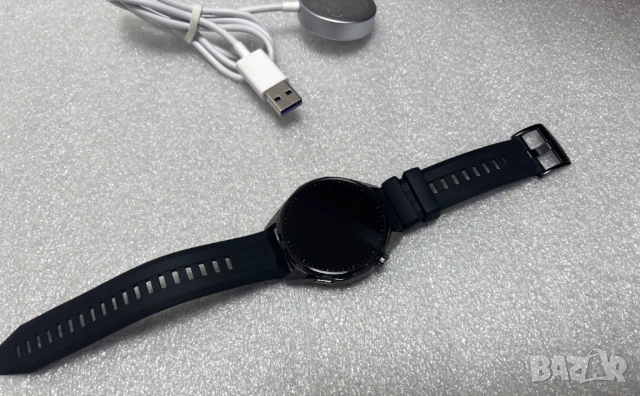 Перфектен! Смарт часовник HUAWEI WATCH GT 6 Black ATM-B19, 46 мм., GPS, ПУЛСОМЕР, SP, снимка 13 - Смарт часовници - 53985432