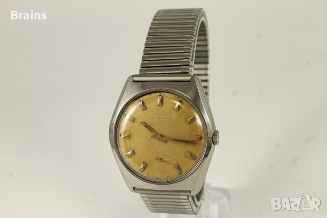 1950's CERTINA Kurth Freres Стоманен Швейцарски Часовник