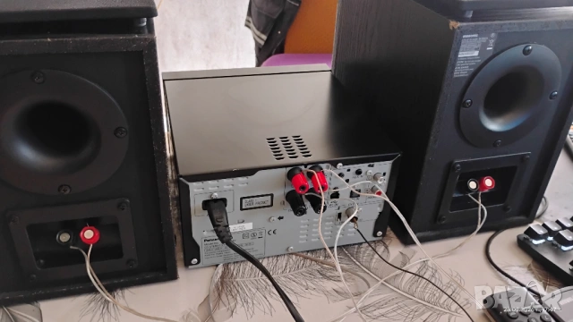 Panasonic SC-PMX90 Hi-Res Audio System / CD,USB,Bluetooth ,TV / + оригиналните 3-лентови колони., снимка 8 - Аудиосистеми - 54653914
