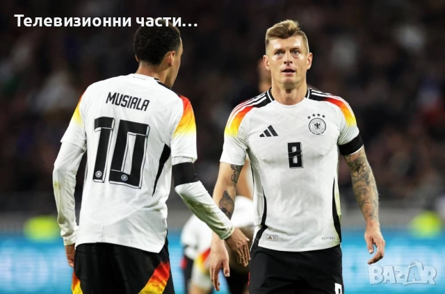 Оригинална тениска на Германия домакински екип Евро 2024 Тони Кроос #8 Adidas IP8139,размер XL, снимка 12 - Спортни дрехи, екипи - 54319202