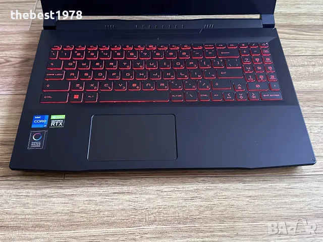 17.3 144Hz MSI Katana GF76`Core i7-11800H/RTX 3050/16GB RAM/512GB SSD/Full HD IPS, снимка 3 - Лаптопи за игри - 55613829