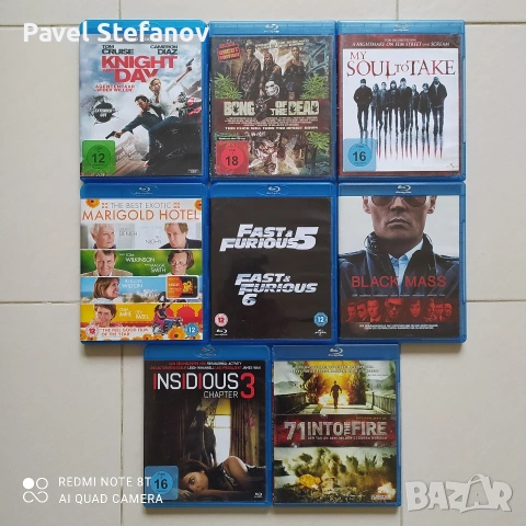 Лот 8 Оригинални редки Blu-ray филми