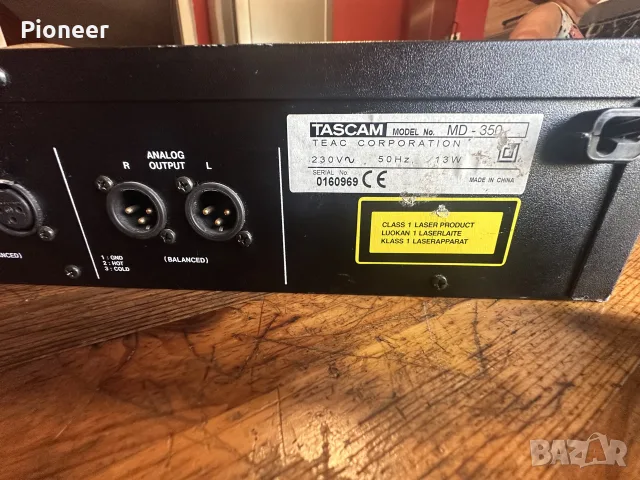 TASKAM MD-350 мини диск, снимка 8 - Декове - 55627903