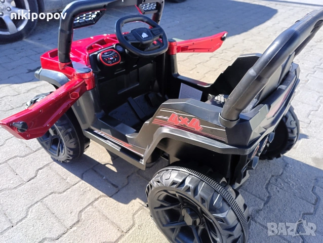 TEXAS акумулаторен джип FAST UTV червен, снимка 7 - Детски велосипеди, триколки и коли - 54811693