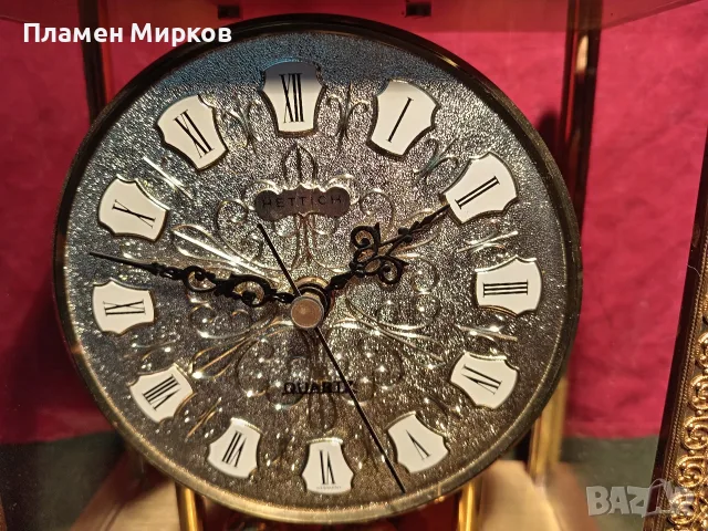 Германски настолен часовник HETTICH, снимка 2 - Антикварни и старинни предмети - 55589700