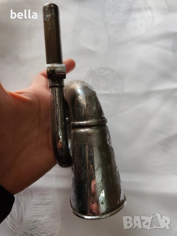 Винтидж рядък метален сигнален клаксон Häckel, снимка 3 - Антикварни и старинни предмети - 54144203