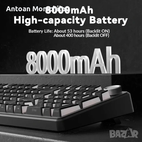 Клавиатура AULA F99 Pro Silent Mechanical RGB, снимка 6 - Клавиатури и мишки - 54827739