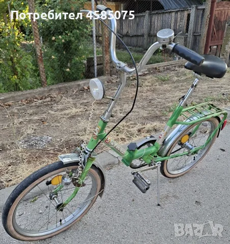Велосипед сгъваем Балкан / Балканче тип Пони 20 цола Ретро, снимка 3 - Велосипеди - 53942249