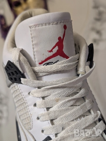 Air Jordan 4 Retro OG „Cement“ номер 43 ,5-44, снимка 15 - Маратонки - 54934704