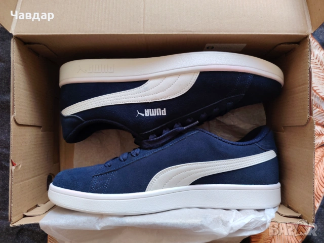 Маратонки PUMA Smash v2 - размер 44,5, снимка 9 - Спортни обувки - 54123730