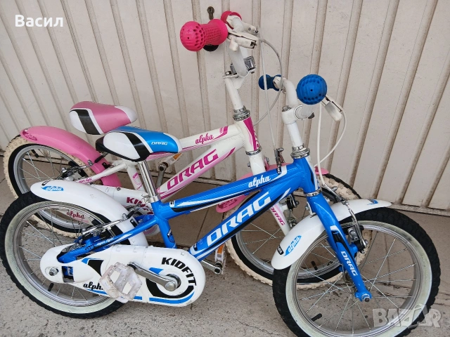 Детски алуминиеви велосипеди Драг Алфа 16 цола, като нови 