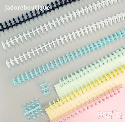 2 бр Спирала с отваряне за подвързване на тетрадки, планери, албуми, тефтери и други