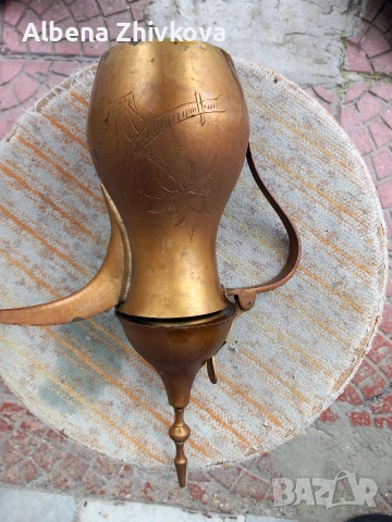 много стара арабска / дала / - кафеник, снимка 2 - Антикварни и старинни предмети - 54206313