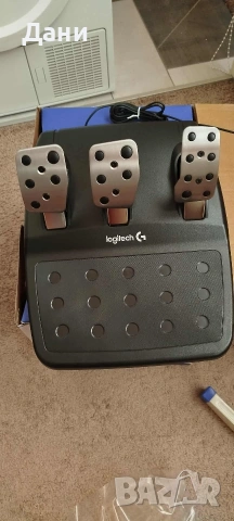 ЧИСТО НОВИ Logitech g29 педали, снимка 3 - Джойстици и геймпадове - 55223384