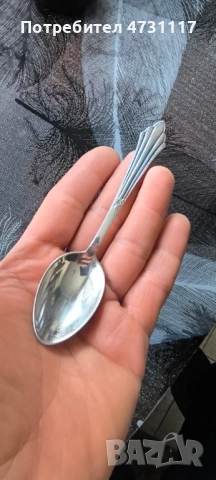 Дълбоко посребрен лъжички за кафе/чай 90-100 посребряване!