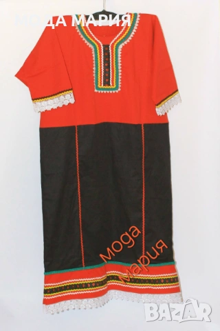 НАРОДНА НОСИЯ - СТИЛИЗИРАНА АЛАДЖА, снимка 2 - Рокли - 54026794