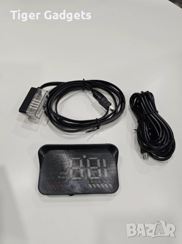 M7 Car HUD Head Up Display – OBD2 / GPS смарт дисплей за автомобил с проекция на предното стъкло, снимка 9 - Аксесоари и консумативи - 54494781