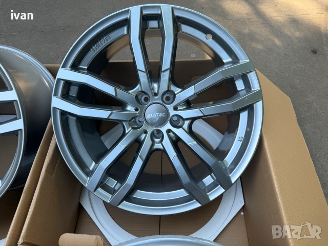 4 бр. чисто нови алуминиеви джанти Alutec 21 цола 5x112, централен отвор 66.5, ET35, 9.5J, снимка 5 - Гуми и джанти - 55263215