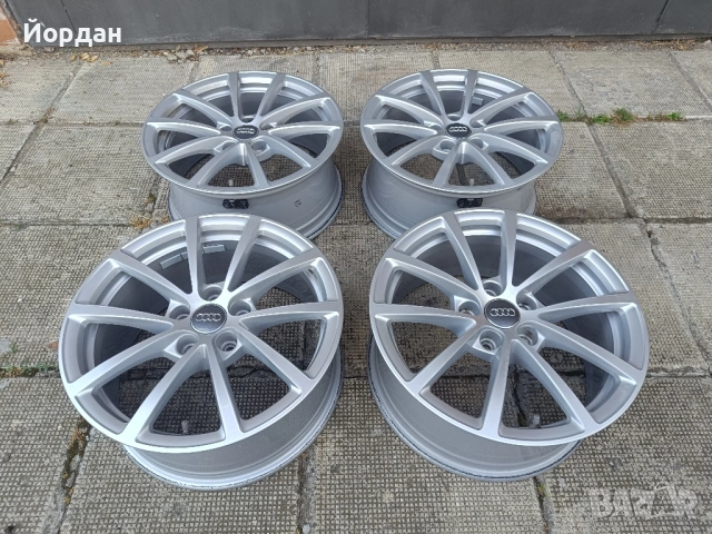 ОРИГИНАЛНИ джанти 17 ' цола 5x112 AUDI / АУДИ А4 А6 VW SKODA ET36, снимка 5 - Гуми и джанти - 54485957