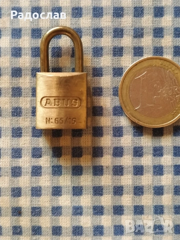 малък катинар за багаж ABUS, снимка 3 - Други - 54981708