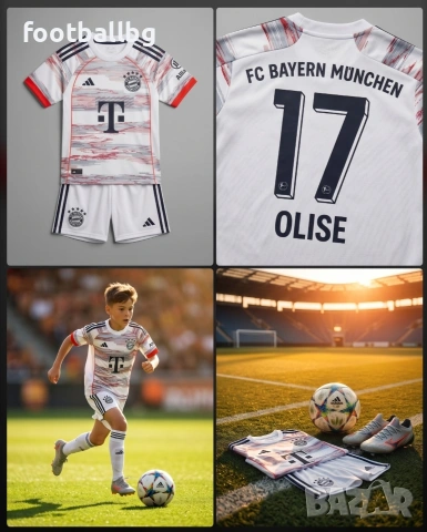 OLISE 17 ❤️⚽️ детско юношески футболни екипи BAYERN MUNCHEN , снимка 3 - Футбол - 44987271