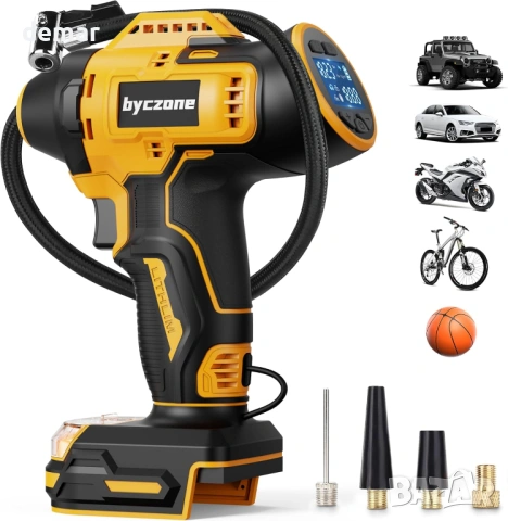 Безжичен въздушен компресор 160 PSI с LCD цифров манометър за батерия Dewalt 18V (без батерия)