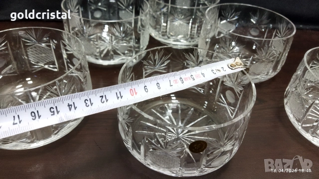 Кристални купички, снимка 3 - Антикварни и старинни предмети - 19984997