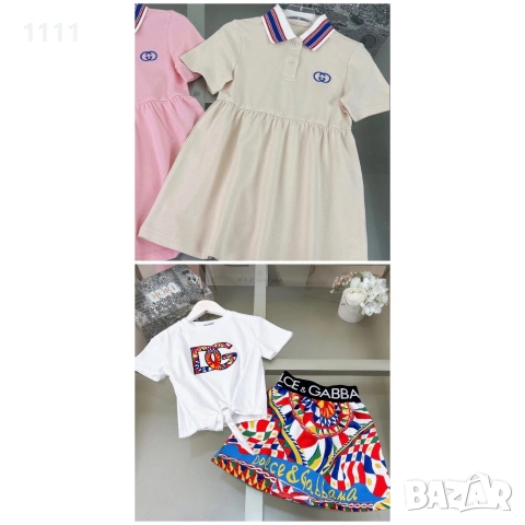 Детски рокли D&G Gucci  2-3  3-4 годинки