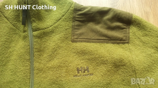 HELLY HANSEN 100% Wool Jacket размер L горница 100% Вълна - 2605, снимка 4 - Пуловери - 54333378