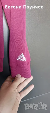 Adidas размер S дамска блуза отлично състояние , снимка 3 - Блузи с дълъг ръкав и пуловери - 55409152