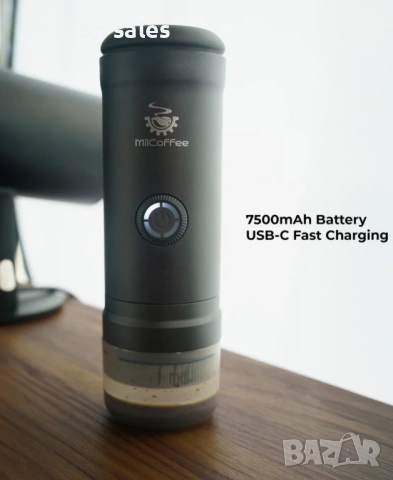 MiiCoffee Eon Преносима еспресо машина кафемашина за пътуване със самозагряване USB-C зареждане , снимка 7 - Кафемашини - 54574818