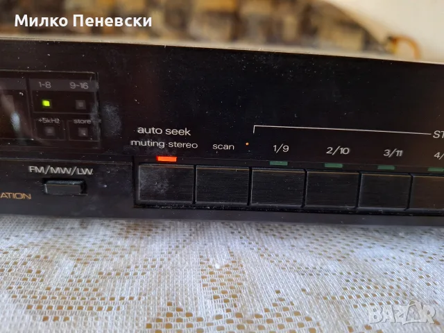 LUXMAN STEREO T-92L.DIGITAL STEREO TUNER.16 MEMORY., снимка 3 - Ресийвъри, усилватели, смесителни пултове - 55582416