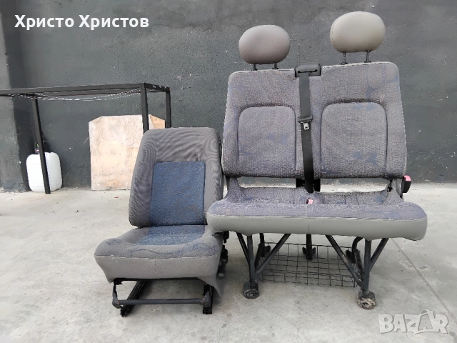Продавам седалки за бус Рено мастер, снимка 2 - Части - 54158401