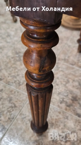 Старинно бюро от масив, снимка 6 - Бюра - 54110264