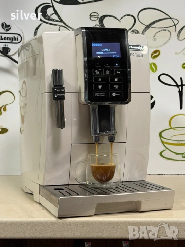 Кафемашина кафе автомат delonghi dinamica с гаранция, снимка 7 - Кафемашини - 54842620