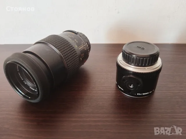 Обектив MINOLTA MC MACRO ROKKOR 1:3.5 f=100mm на MD Japan , снимка 2 - Обективи и филтри - 55605868