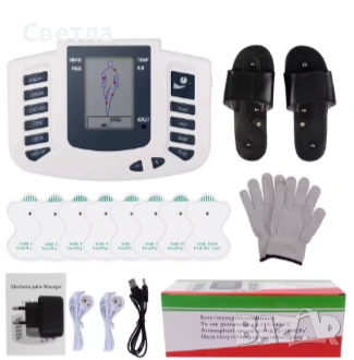 Уред за импулсна терапия з у дома,при болки в ръце,крака,гръб и Магнитни наколенки на д-р Ливай