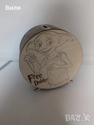 Дървена касичка с персонализирано гравиране, снимка 4 - Други - 54076198