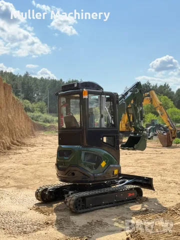 Мини Багер Muller E2.5 Pro Кабина | Нов | Гаранция | 3цил | Изплащане, снимка 5 - Индустриална техника - 55438494