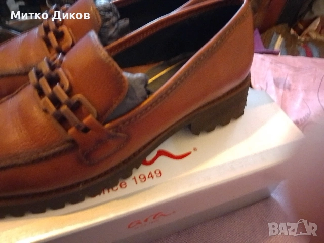 Ara маркови дамски обувки естеств.кожа  #40 стелка 26 см нови купувани за 199лв сега 50 евро, снимка 8 - Дамски елегантни обувки - 54429078