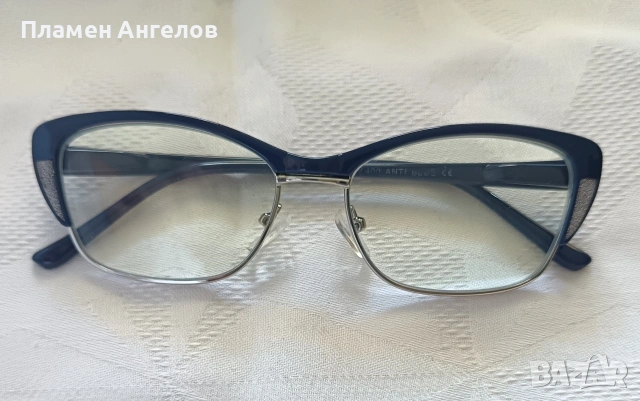 Елигантни дамски очила/котешко око/UV 400 Anti Blue защита. , снимка 2 - Слънчеви и диоптрични очила - 55246314