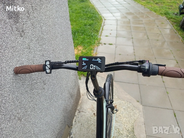 28 цола електрически алуминиев велосипед с 3 скорости усилени капли амортисьои преден , снимка 13 - Велосипеди - 54058384