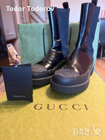 Оригинални ботуши GUCCI (ГУЧИ), снимка 2 - Дамски ботуши - 55360709