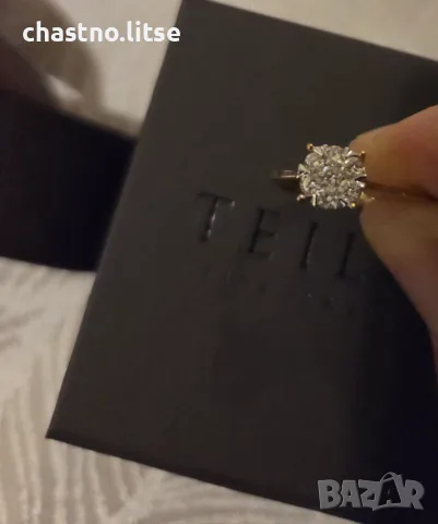 ЧИСТО НОВ Годежен Пръстен TEILOR с Диаманти 0.34ct | 18К Жълто Злато + Сертификат (Разм. 56), снимка 10 - Пръстени - 55501133