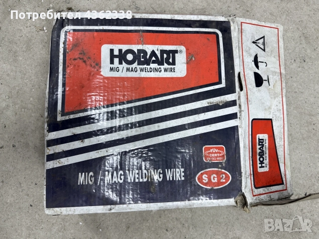  Hobart SG2 MIG/MAG заваръчна тел, снимка 8 - Други машини и части - 55471998