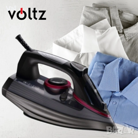 Ютия Voltz, 2600W, 300мл., Черен, 2 ГОДИНИ ГАРАНЦИЯ