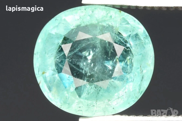 Естествен смарагд от Нигерия 1.51ct 7.7x7mm овална шлифовка